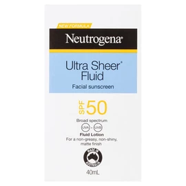 Neutrogena Ultra Sheer Fluid Face Sunscreen SPF 50 40mL
