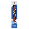 The Dreidel Company Handcrafted Havdalah Candle (Multi Color Red/White/Blue, 2-Pack)