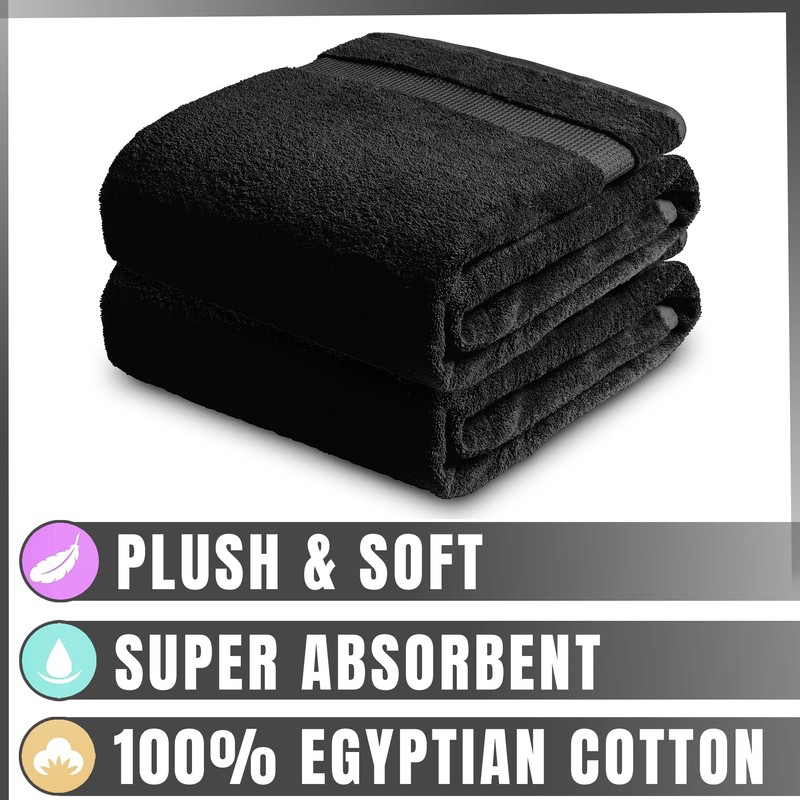 Towelogy Luxury Extra Large Bath Towels 90x140cm | 100% Egyptian