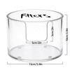 Acrylic Coffee Filter Holder with Lid, Reusable Coffee Filter Storage
