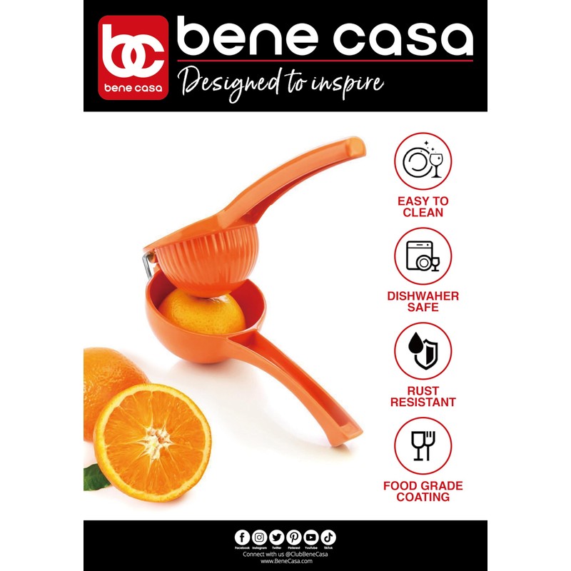 Benecasa Orange Squeezer with Orange Handle