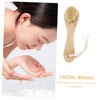 Baluue Skin Cleaning Brush Facial Cleansing Tool Natural Boar Bristles