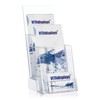 Brochure Stand in DIN Long Flyer Format with 2 Shelves