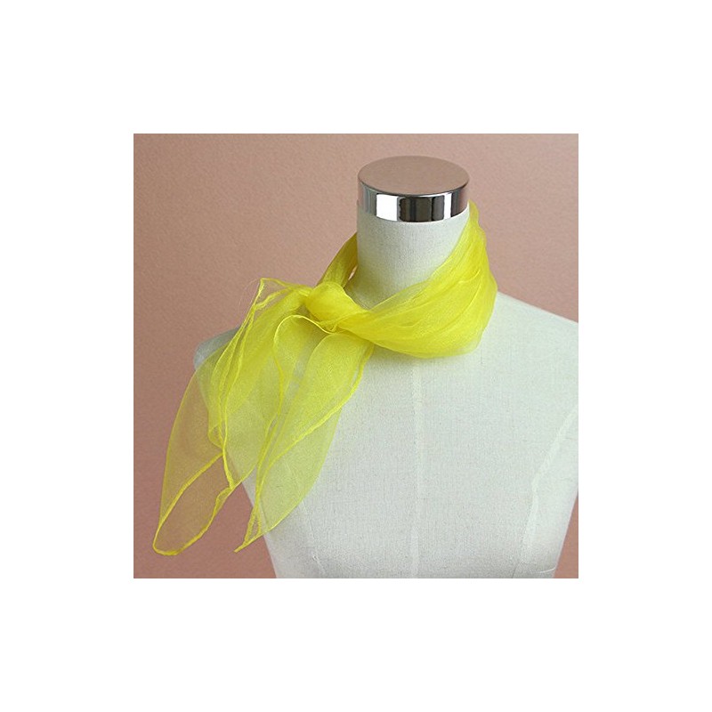 Boolavard 50s Plain Square Chiffon 50 Neck 4 Seasons Scarf