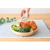 World Create viv Hasamiyaki Sauce Pot & Spoon, White Kotori