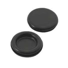 10pcs Black Rubber Closed Blind Blanking Hole Wire Cable Grommets 32mm