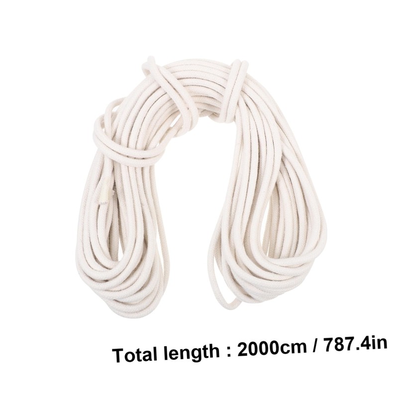 Mipcase Flagpole Replacement Cotton Rope Thick Long Durable Halyard Line