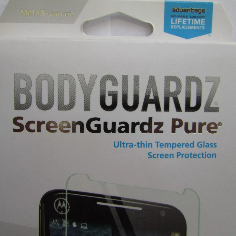 Bodyguardz Pure Tempered Glass Screen Protector Moto X 2nd Gen-Brand