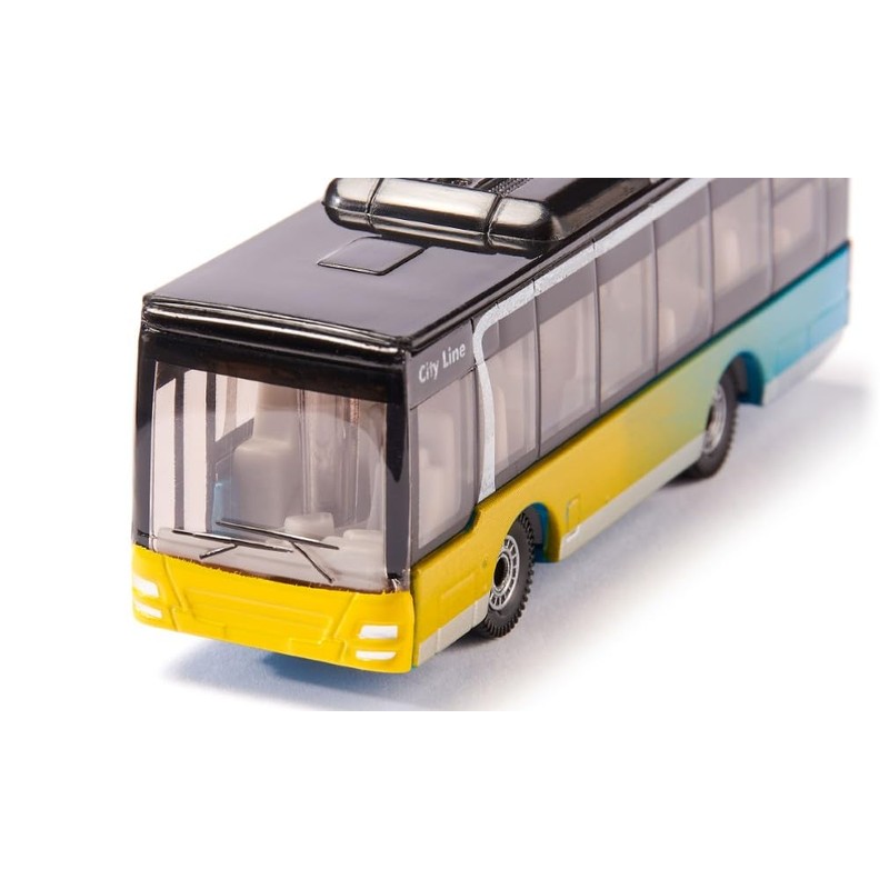 Siku 1400 Line Bus Metal/Plastic, Multicoloured, Multi-purpose, Toy Vehicle for