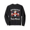 Funny Nutcracker Soldier Toy Christmas Dance Team Mouse Sweatshirt
