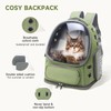 Cawypety Cat Backpack Carrier, Breathable Cat Carrier Large Space Bubble