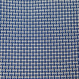 Plants by Mail Gal. Plant Koo-z Pot Sleeve Cover (Color: Sea Breeze) - Made from UV Resistant Decorative Outdoor Fabric - Blue / White