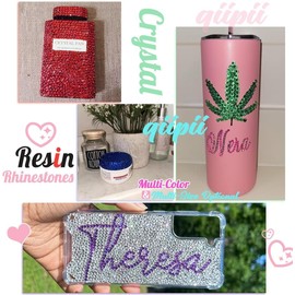 qiipii Cyan Green Crystal Resin Rhinestones w B7000 Jewelry Glue for Bedazzling Crafting Turquoise Blue Flatback Stones Gems 3mm 4mm 5mm 6mm Diamonds Crystals Charms for Nails Face Eye Makeup Crafts