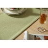 ZeeMart Burlap Style Farmhouse Table Runners 36 Inches Long, Sage