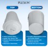 Plexon Round Trash Can 13 Gallon, Vintage Metal Outdoor Trash