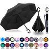 MRTLLOA 40/49/56 Inch Oversize Windproof Inverted Reverse Upside Down Umbrella,