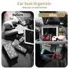 LUCMO Car Backseat Organizer with Tablet Holder,6 Storage Pockets Car