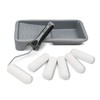 ROLLINGDOG Gloss Roller Set-Mini Rollers for Painting,Mini Pant Roller with