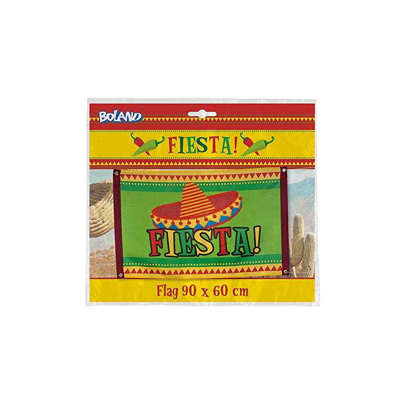 Boland 54405 - Fahne Fiesta, Größe 60 x 90 cm,