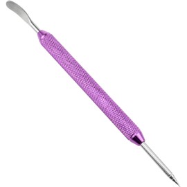 Colorful Latte Art Needle Fancy Coffee Carving Needle Stainless Steel Decorative Stick Baking Tool 1PCS (Purple, One Size)