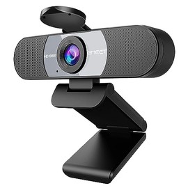 EMEET Cámara Web 1080P C960 Con 2 Micrófonos Con Cancelación de Ruido, Cubierta de Privacidad, FOV de 90, USB Plug  Play Para LlamadasConferencias    