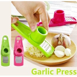 Red Hand Garlic Grinder-Small Hand Grinder for Garlic, 2024 New Hand Press Garlic Chopper, Hand Pepper Grinder, Garlic Press Hand Specialty Tools Kitchen and Dining