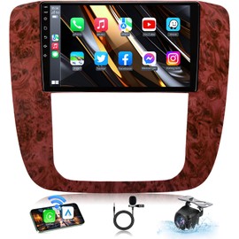 Car Radio Stereo for Chevy Silverado Tahoe Suburban GMC Yukon Sierra 2007-2013: 9" IPS Touch Screen Car Radio Build-in GPS Wireless CarPlay/Wired Android Auto Backup Camera/DSP/SWC 5G WiFi FM 2G+32G