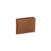 Enzo Cognac Leather Wallet, Cognac, ID pocket