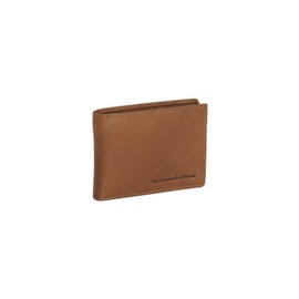 Enzo Cognac Leather Wallet, Cognac, ID pocket