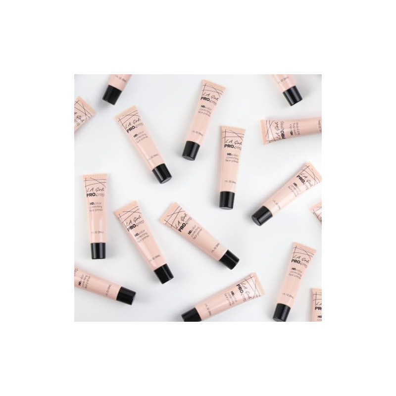 L.A. Girl Pro Prep Correcting Primer, Cool Pink, 1 Fluid