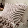 Yard Hebden Mélange Stripe Pillowcases – 100% Cotton Breathable Oxford