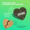 1 x Heart Coaster - Name Amari Camouflage Army Military