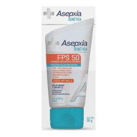 Protector Solar Asepxia Genética FPS 50 Efecto Matificante Resiste al Agua 50g