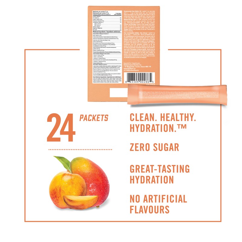 BioSteel Hydration Mix, Great Tasting Hydration with Zero Sugar, and