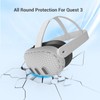 Wolfun Protective Cover Compatible with Meta Quest 3,Silicone Front Headset
