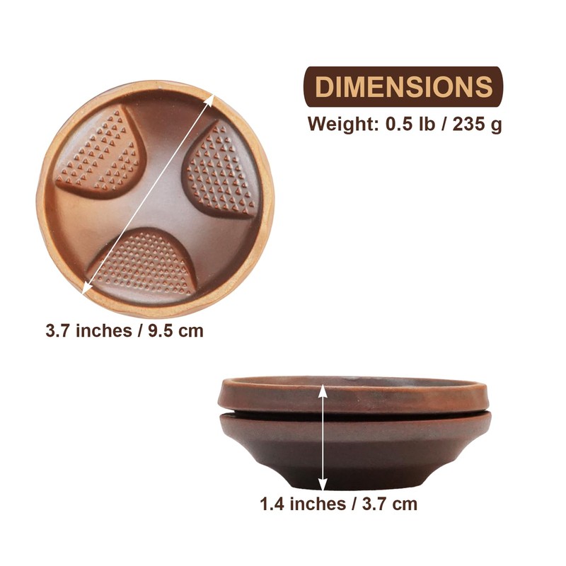 Suriusu Handheld Sesame Grinder - Multifunctional Mino Ware Ceramic Mortar