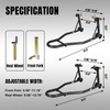Jack Boss Motorcycle Stand Rear Combo Wheel Lift Stand, 500Lbs