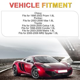 INGKAN 1ZZFE Engine Timing Camshaft Sprockets Fits for Chevy Prizm 98-02, Pontiac Vibe 03-08, 98-09 Toyota Celica Corolla Matrix MR2 Spyder 1.8L Replace OE 13050-0D010 13050-22010 13050-22011