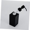 ULTECHNOVO Stainless Steel Soap Dispenser Black Square Liquid Lotion Pump