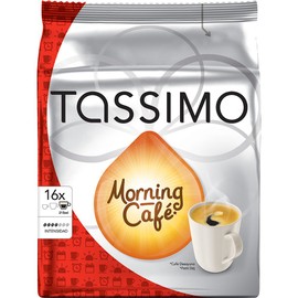 Factory Sealed Pack Tassimo T-Disc Pods Jacobs Morning Cafe Coffee - 16 Servings
