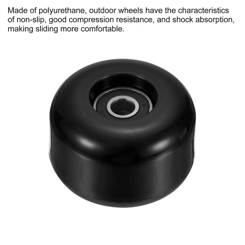 PATIKIL Pack of 4 54 mm Longboard Wheels with Bearings