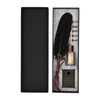 Quill Pen Set Retro Elegant Exquisite Pattern Smoothing Writing Feather