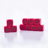 LianShi 10/100Pcs 22MM Rounded Blank Six Sided Dice Teaching Created