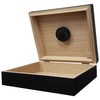 Traveler 20 Cigar Capacity Travel Humidor, Black