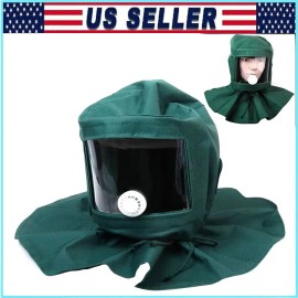 Unbranded Sand Blasting Hood Cap Anti Wind Sandblaster Tools Dust Protective Face Shield