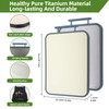 Treayes Titanium 2in1 Cutting Boards for Kitchen, Large Double Sided