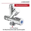 KIRCHHOFF 98480090 Universal Angle Valve with Dishwasher Connection, 1/2 Inch