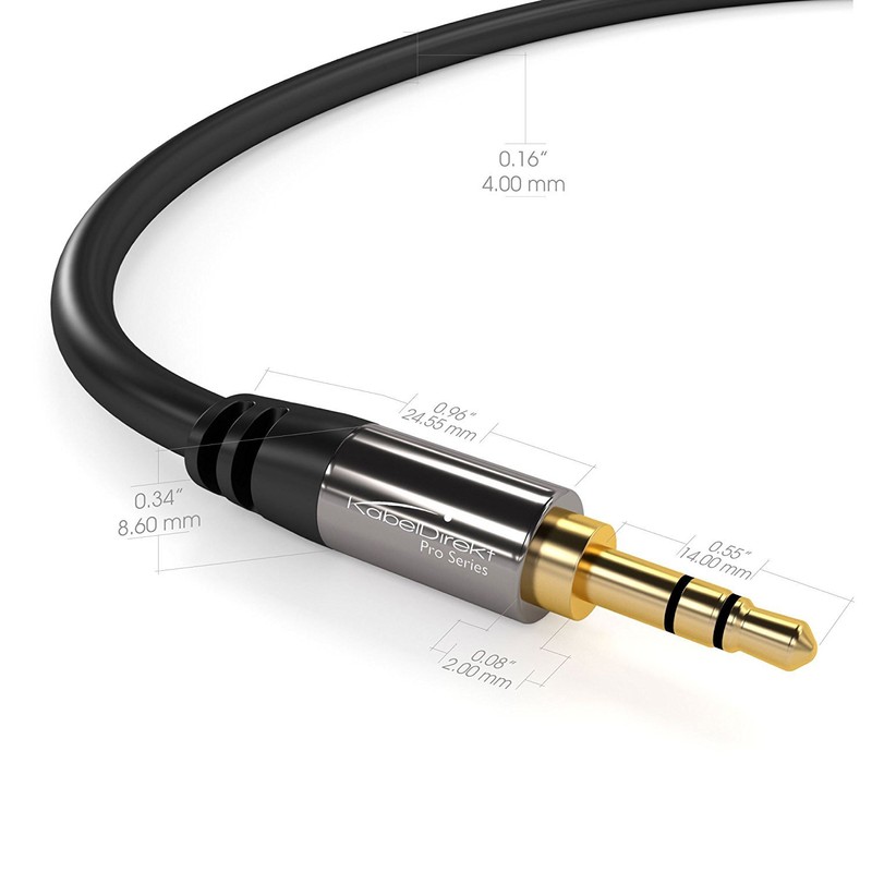 CableDirect – Aux Cable & 3.5mm Audio Cable – 25ft
