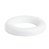 Polystyrene Ring Flat White Diameter Approx. 25 cm