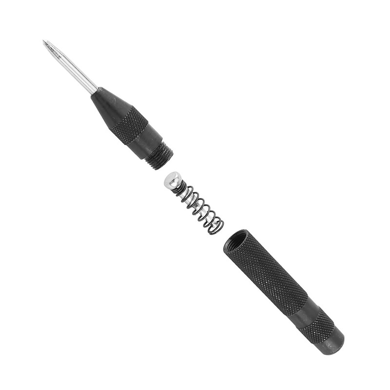 Marking Punch, Portable Heavy Duty Automatic Center Punch, Black Automatic